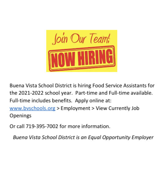 food service job posting