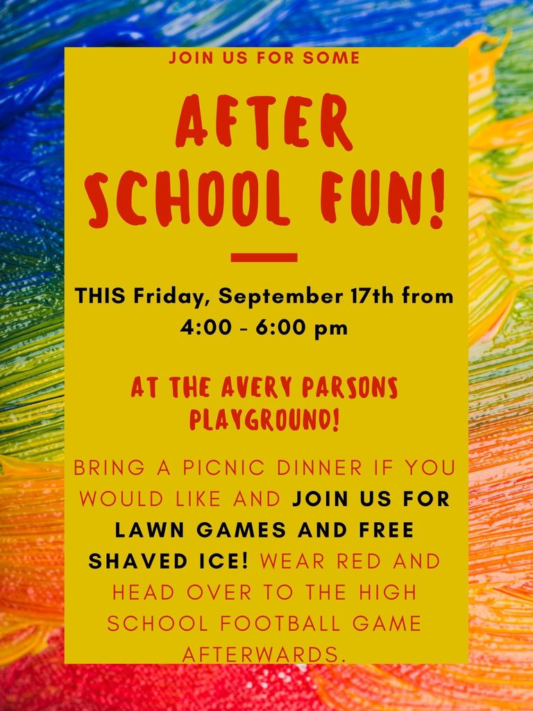 After School Fun Flier