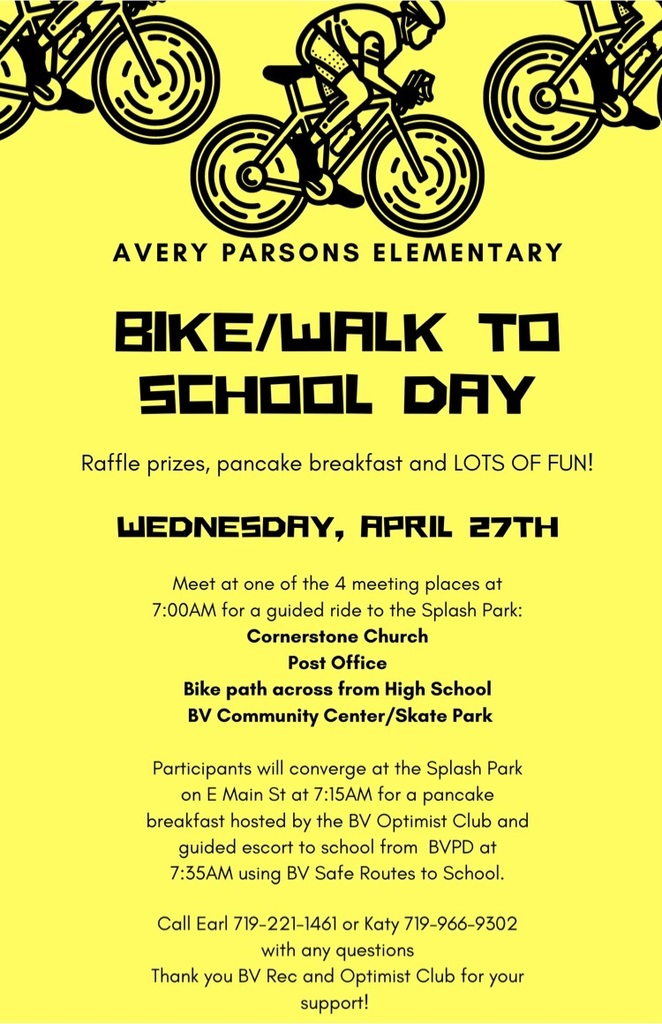 bike to school day poster