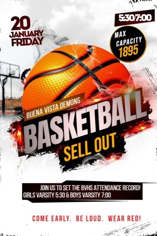 Come to the basketball games Friday!