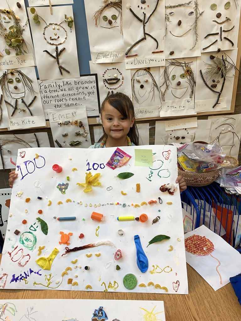 Kindergarten celebrates the 100th day of school!